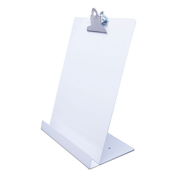 Saunders Free Standing Clipboard And Tablet Stand, 1" Clip Capacity, Holds 8.5 X 11, White freeshipping - TVN Wholesale